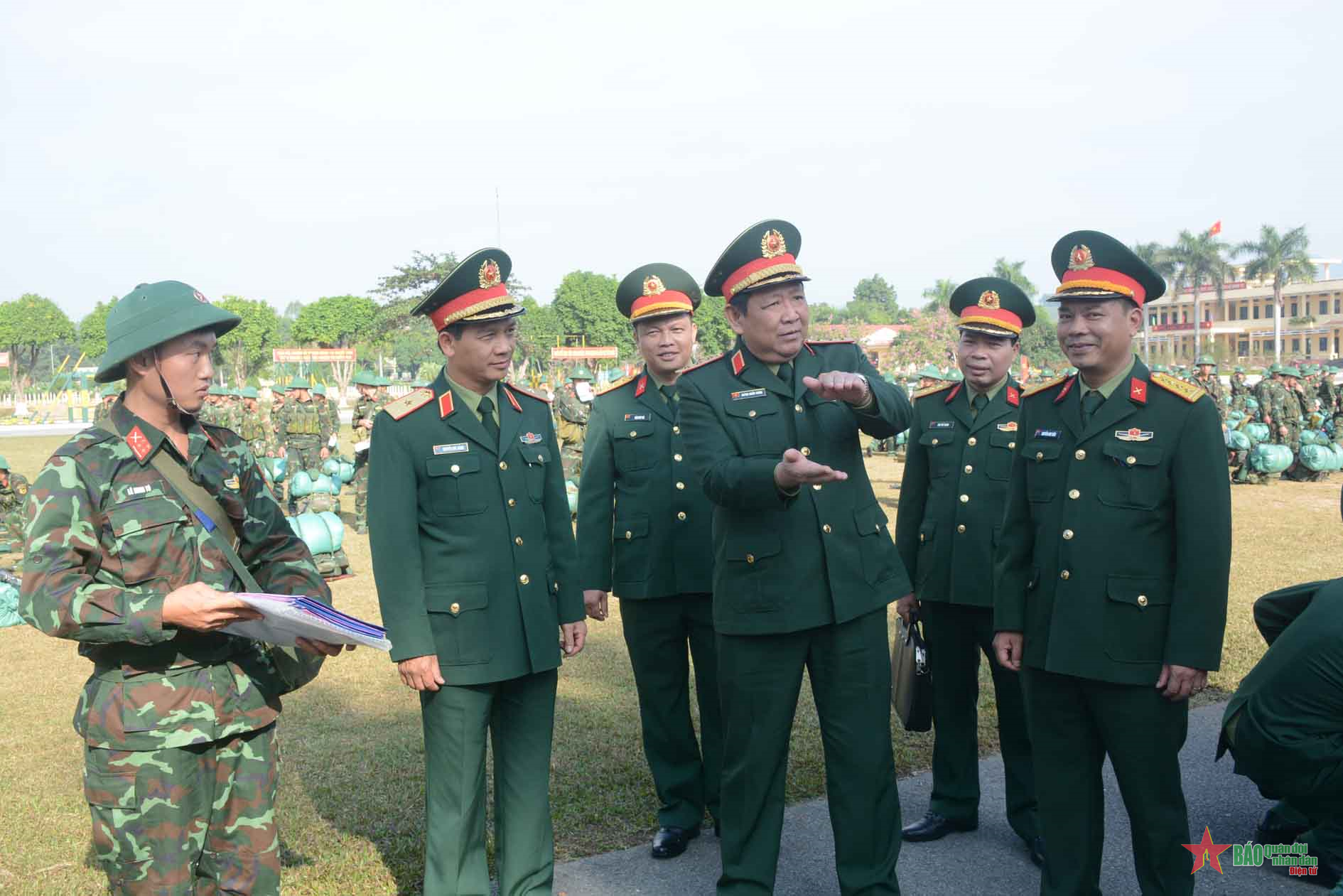 Bộ Quốc phòng kiểm tra kết quả thực hiện nhiệm vụ năm 2023 tại Bộ Chỉ huy Quân sự tỉnh Bắc Giang và Trung đoàn 12 (Sư đoàn 3, Quân khu 1)